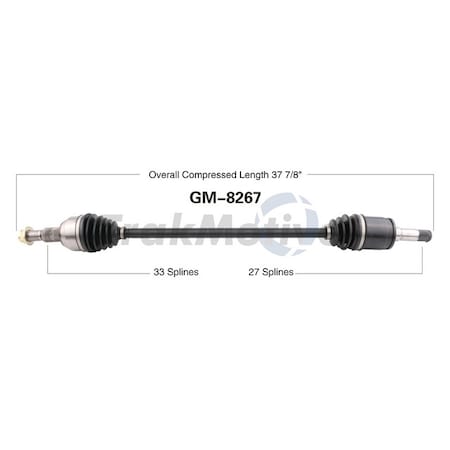 Surtrack Axle Cv Axle Shaft, Gm-8267 GM-8267